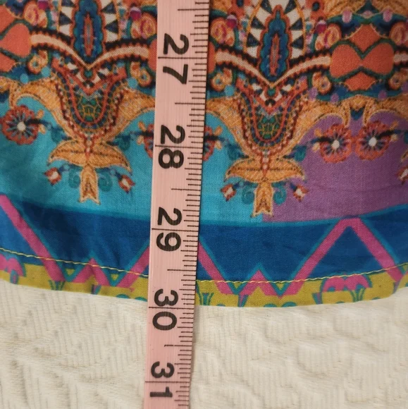 Soft Surroundings Aqua Pink Graphic Tunic - Picture 7 of 7